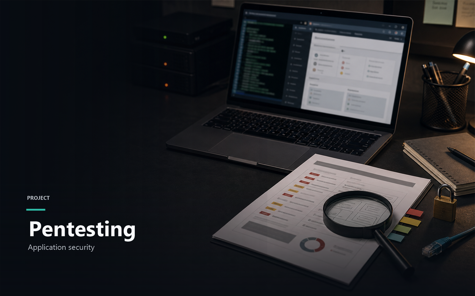 Pentesting project security assessment report cover