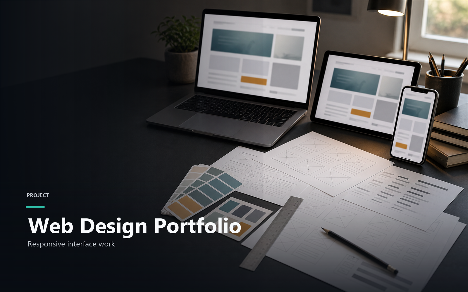 Web design portfolio screenshot